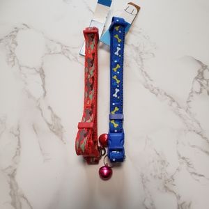 Medium adjustable cat collar bundle.